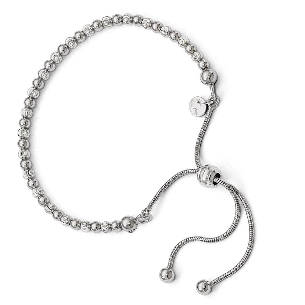 Sterlingsilber Diamantiert Armband Verstellbar