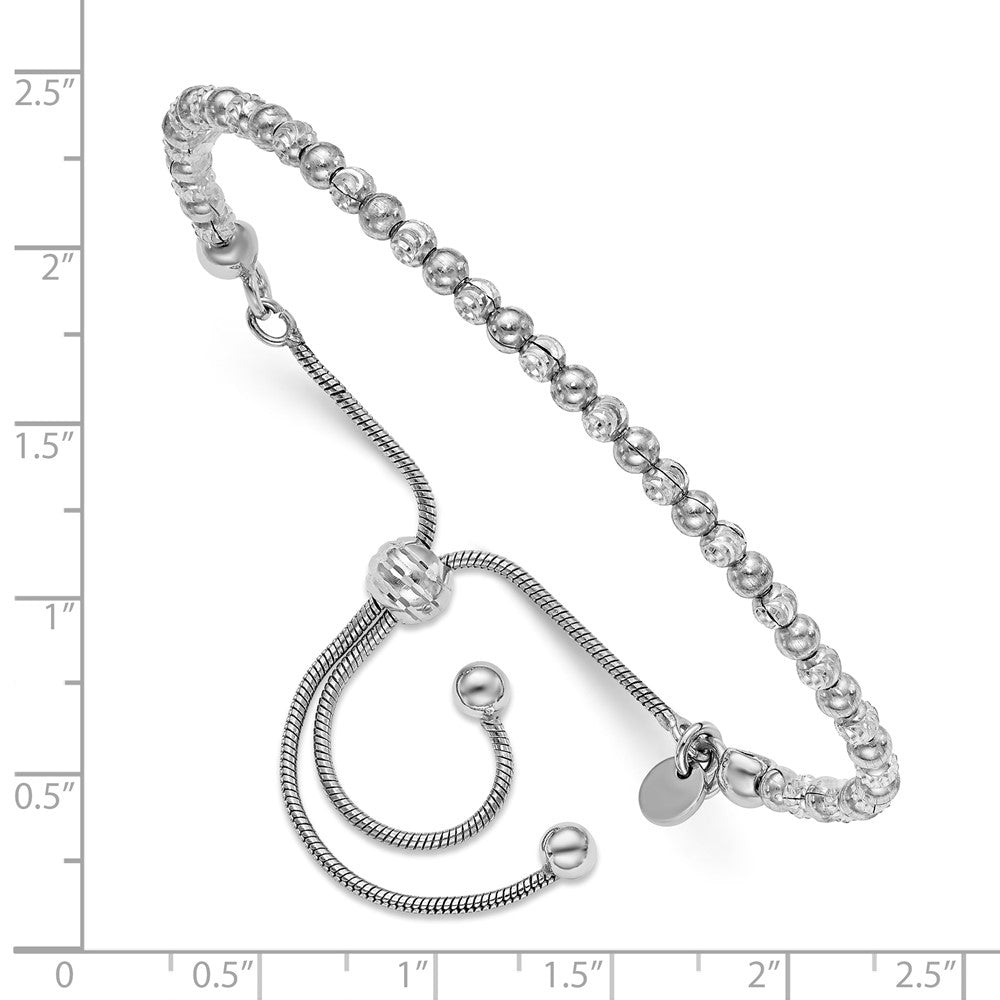 Sterlingsilber Diamantiert Armband Verstellbar