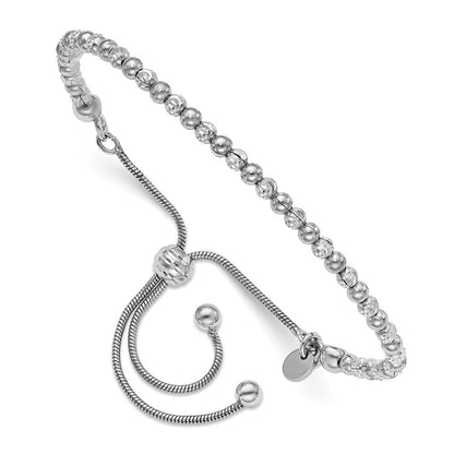 Sterlingsilber Diamantiert Armband Verstellbar