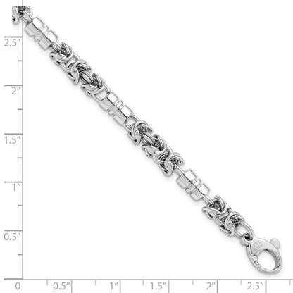 7.5 Zoll Sterlingsilber Poliert Armband