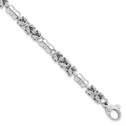 7.5 Zoll Sterlingsilber Poliert Armband
