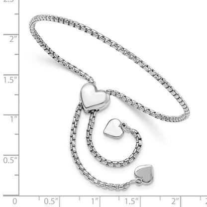 Sterlingsilber Rund Rechteck Venezianer Herz Verstellbar Armband