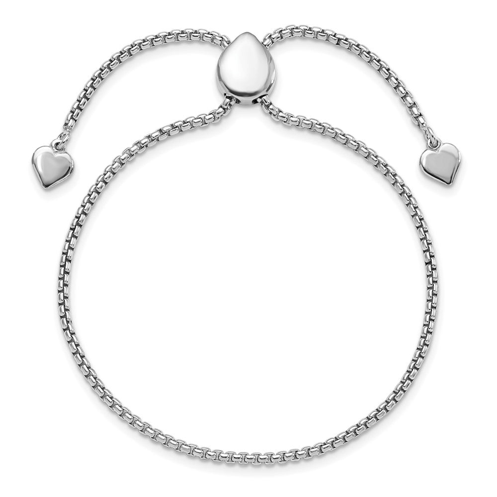 Sterlingsilber Rund Rechteck Venezianer Herz Verstellbar Armband