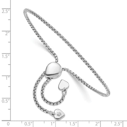 Sterlingsilber Rund Rechteck Venezianer Herz Verstellbar Armband