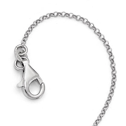 Sterlingsilber Gebürstet Blume Halskette