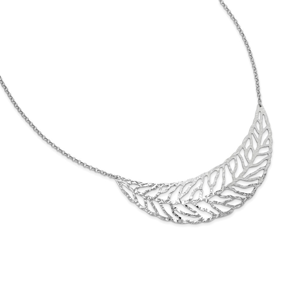 Sterlingsilber Ss Rhodiniert Fantasie Halskette