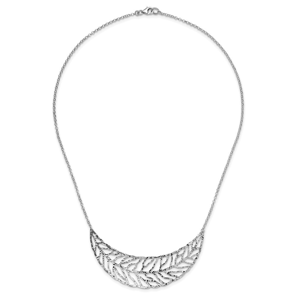 Sterlingsilber Ss Rhodiniert Fantasie Halskette