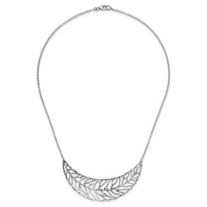 Sterlingsilber Ss Rhodiniert Fantasie Halskette