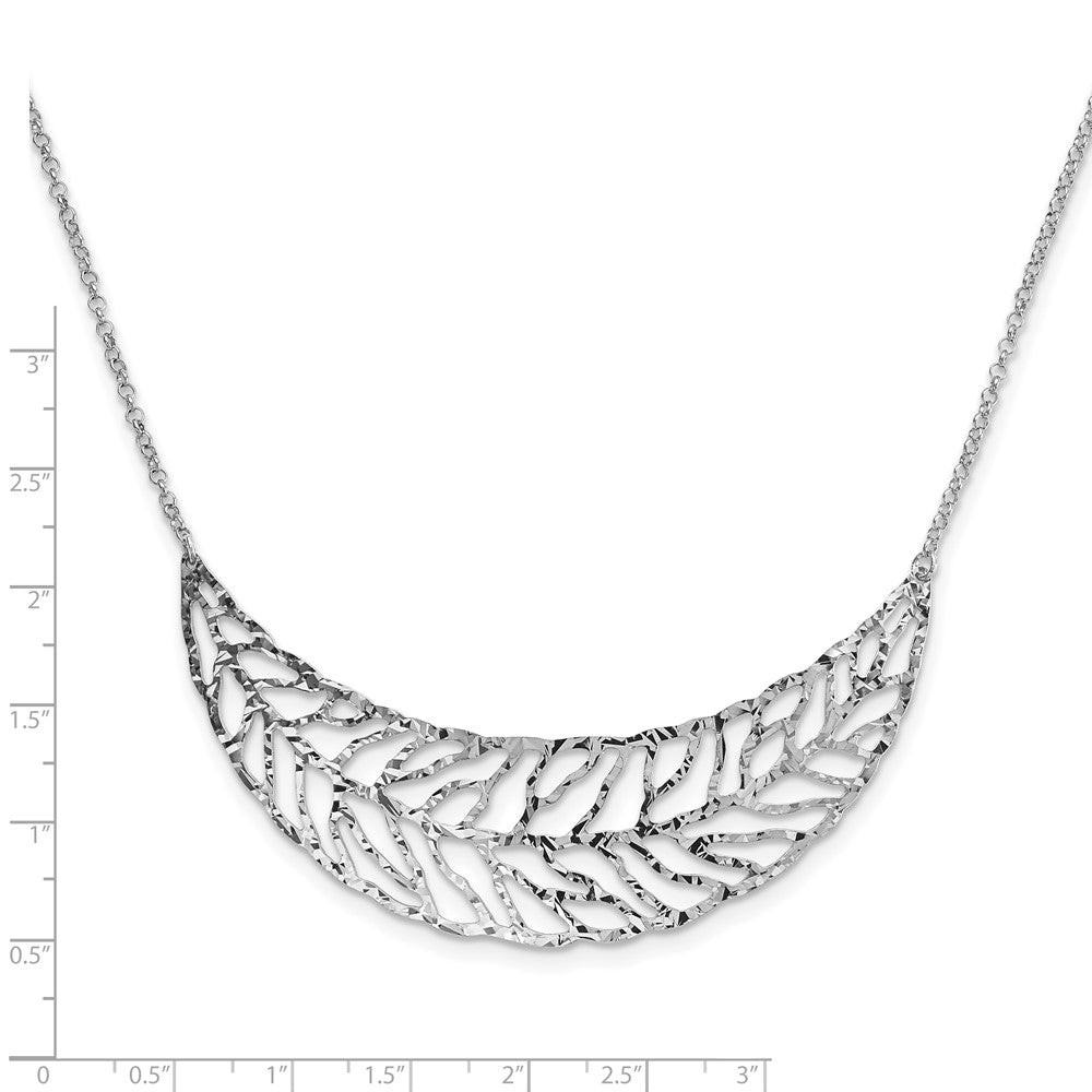 Sterlingsilber Ss Rhodiniert Fantasie Halskette