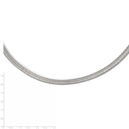Sterlingsilber Rhodiniert mit Verlängerung. Halskette