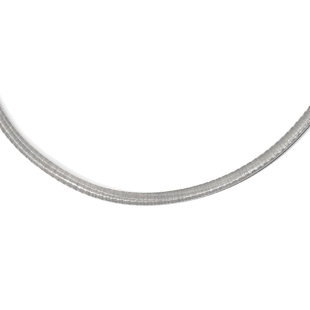 Sterlingsilber Rhodiniert mit Verlängerung. Halskette
