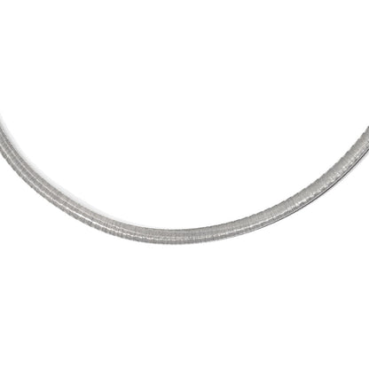 Sterlingsilber Rhodiniert mit Verlängerung. Halskette