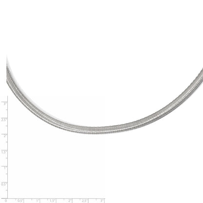 Sterlingsilber Rhodiniert mit Verlängerung. Halskette