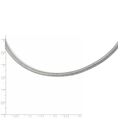 Sterlingsilber Rhodiniert mit 2 Zoll Verlängerung. Halskette