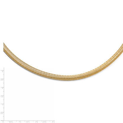 Sterlingsilber Goldfarben mit Verlängerung. Halskette