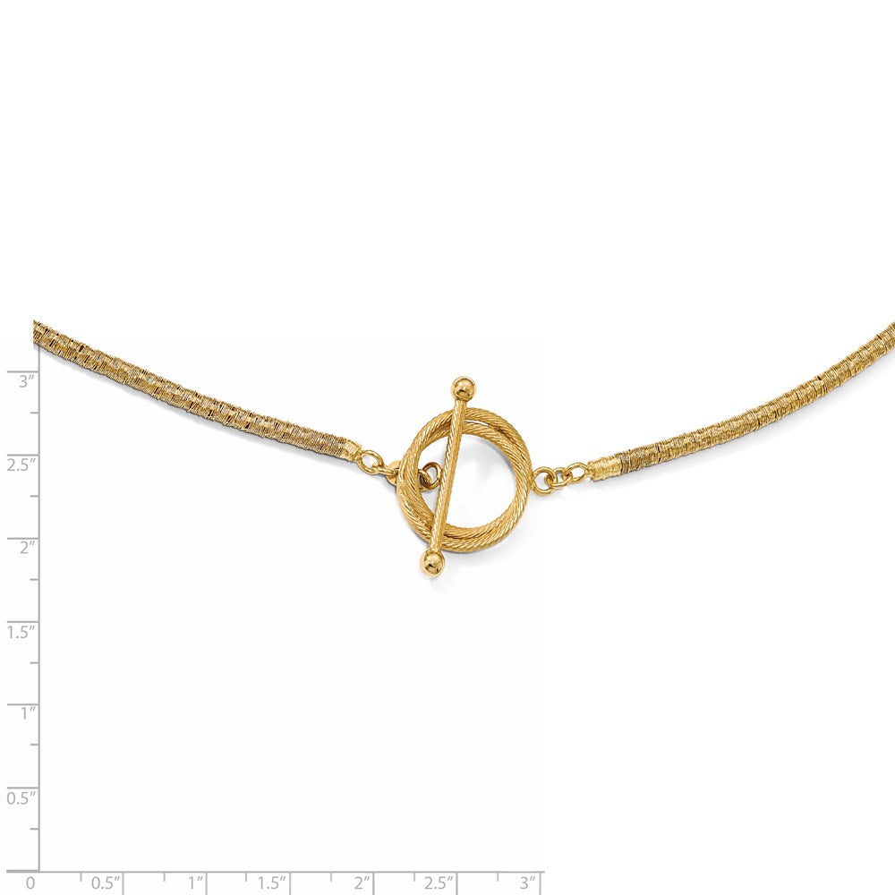 Sterlingsilber Vergoldet Diamantiert Knebel Armband/necklace Halskette