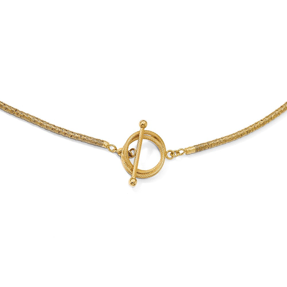 Sterlingsilber Vergoldet Diamantiert Knebel Armband/necklace Halskette