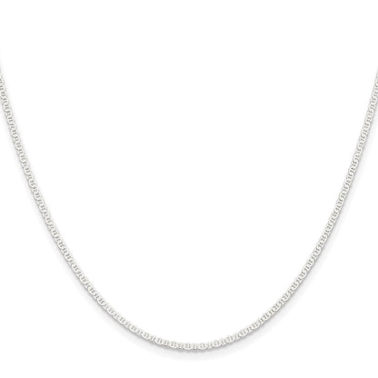 Sterlingsilber 1.85mm Flach Anker Halskette
