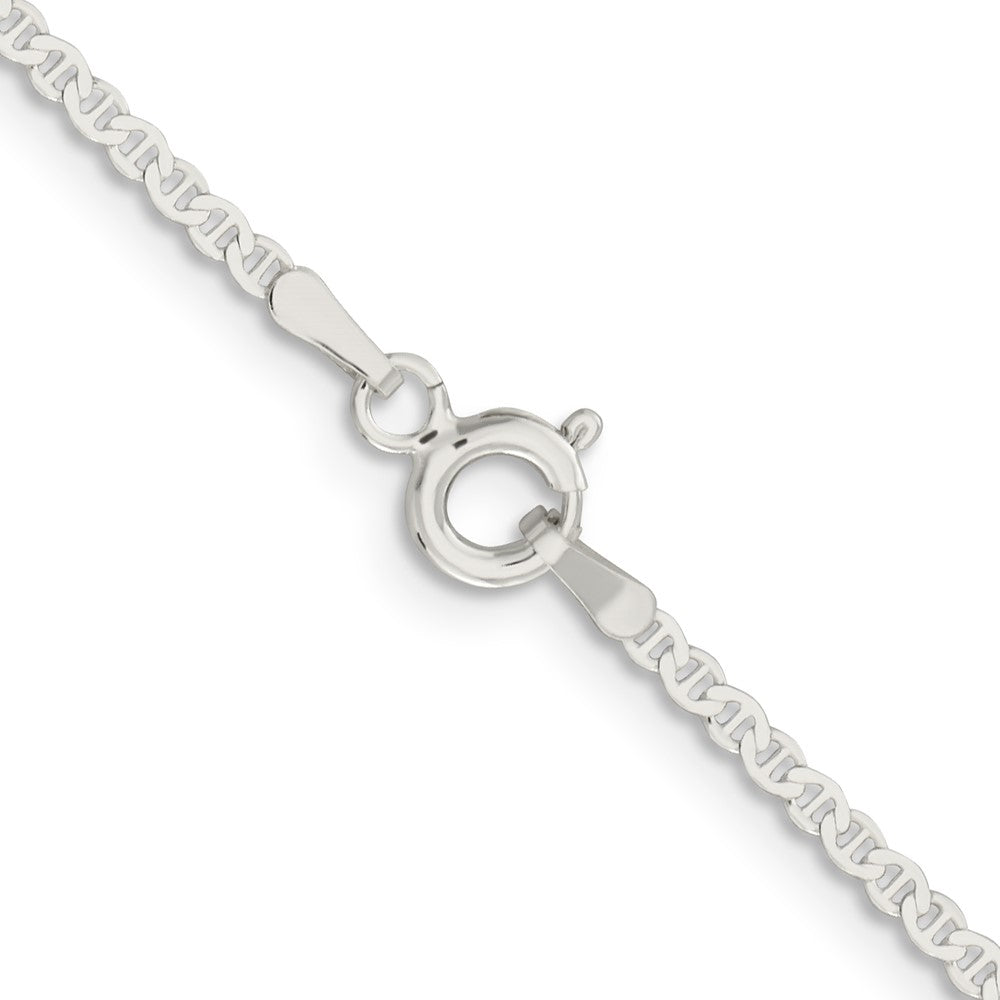 Sterlingsilber 1.85mm Flach Anker Halskette