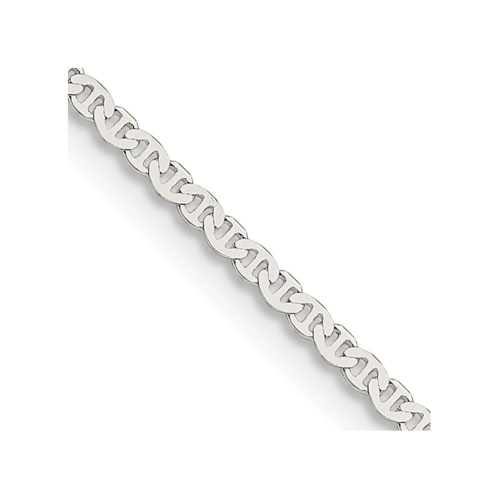 Sterlingsilber 1.85mm Flach Anker Halskette