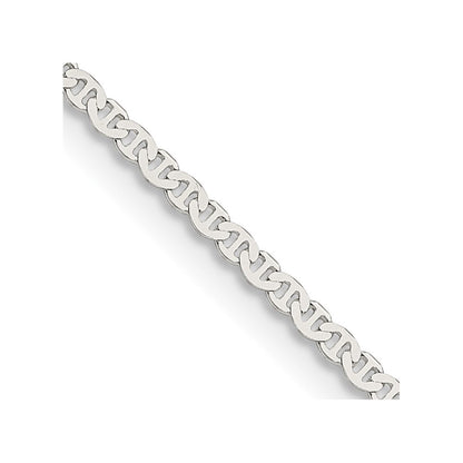 Sterlingsilber 1.85mm Flach Anker Halskette