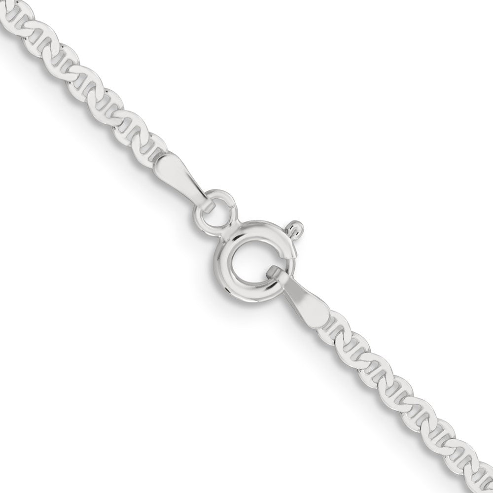 Sterlingsilber 2.25mm Flach Anker Halskette