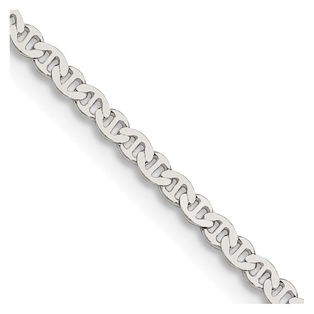 Sterlingsilber 2.25mm Flach Anker Halskette