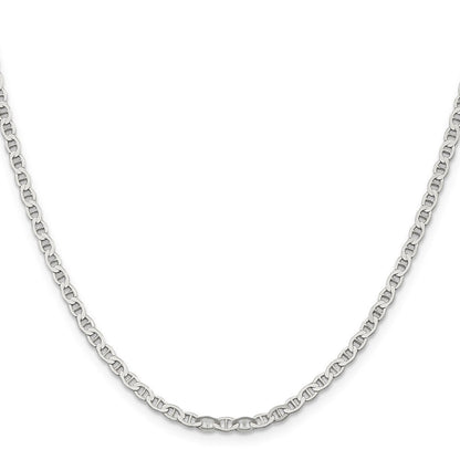 Sterlingsilber 3.1mm Flach Anker Halskette