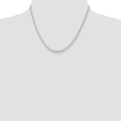 Sterlingsilber 3.1mm Flach Anker Halskette