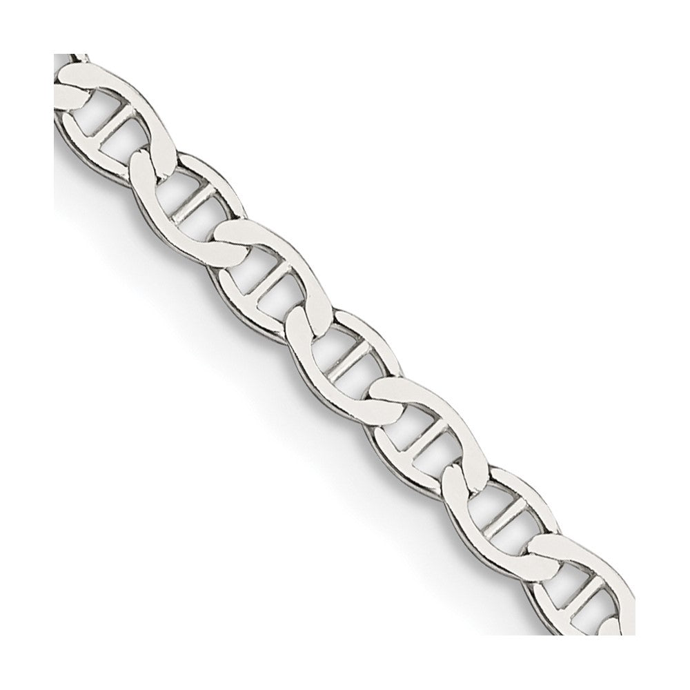 Sterlingsilber 3.1mm Flach Anker Halskette