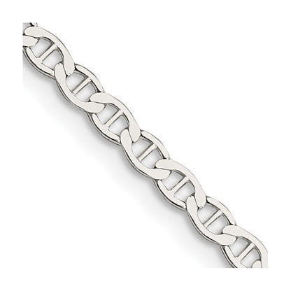 Sterlingsilber 3.1mm Flach Anker Halskette