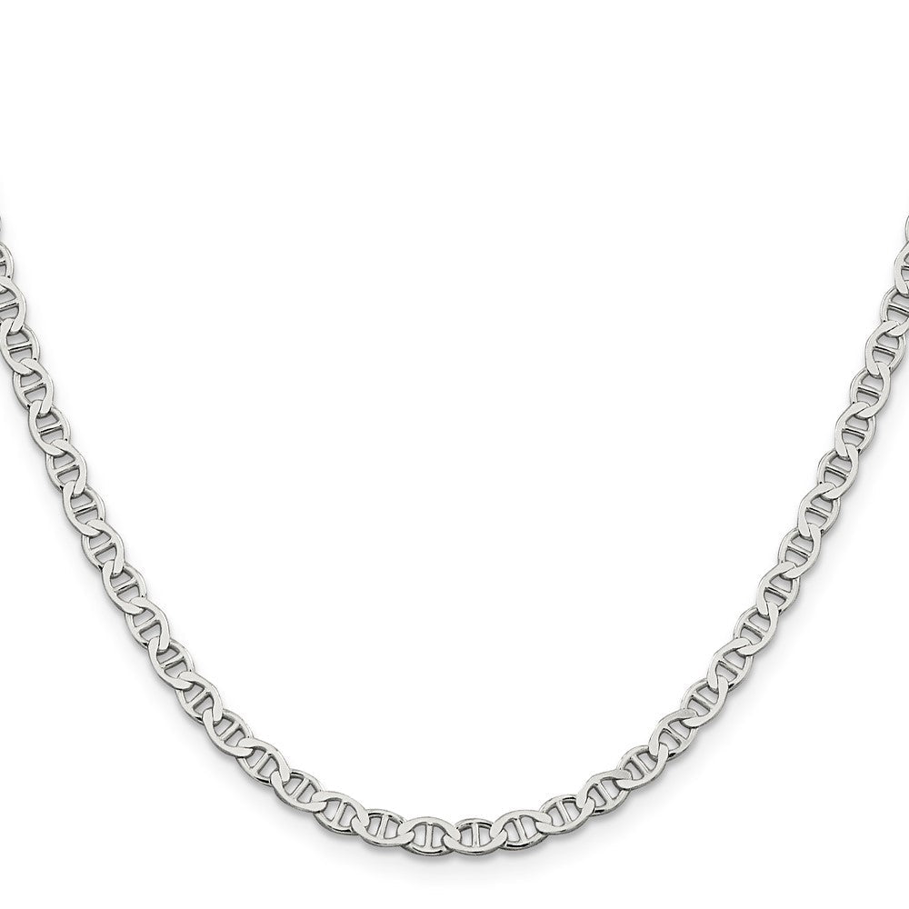 Sterlingsilber 4mm Flach Anker Halskette
