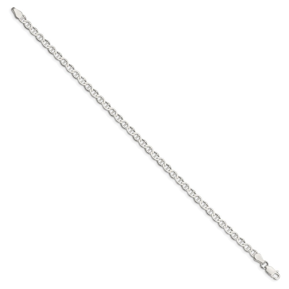 Sterlingsilber 4mm Flach Anker Gliederarmband