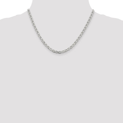 Sterlingsilber 4.75mm Flach Anker Halskette