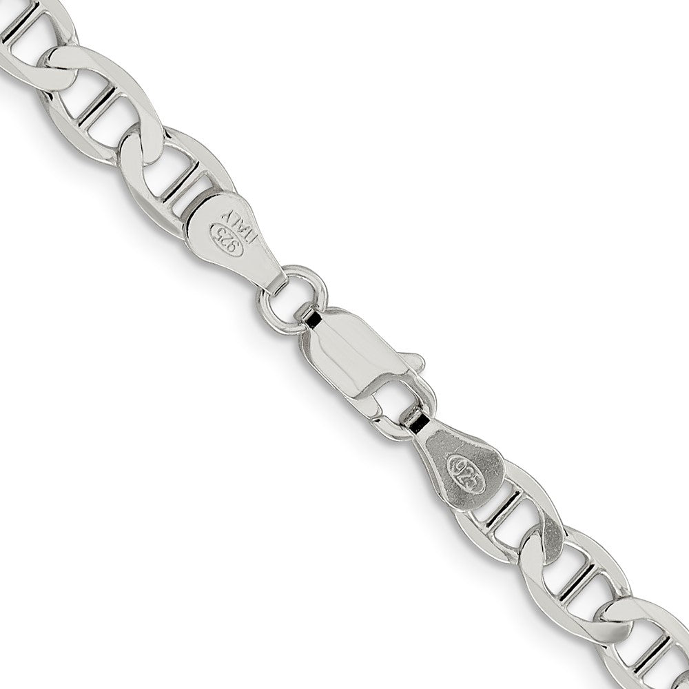 Sterlingsilber 5.7mm Flach Anker Halskette