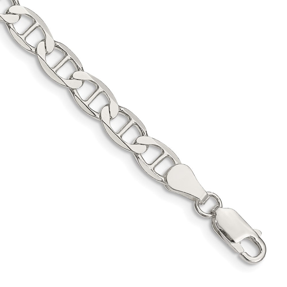 Sterlingsilber 5.7mm Flach Anker Gliederarmband