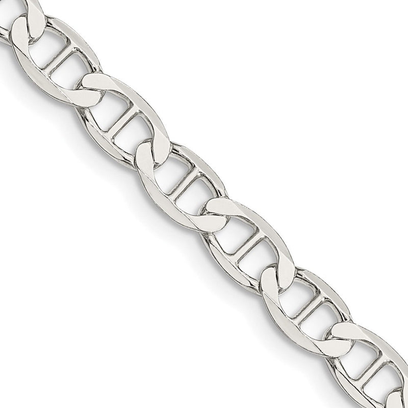 Sterlingsilber 5.7mm Flach Anker Halskette