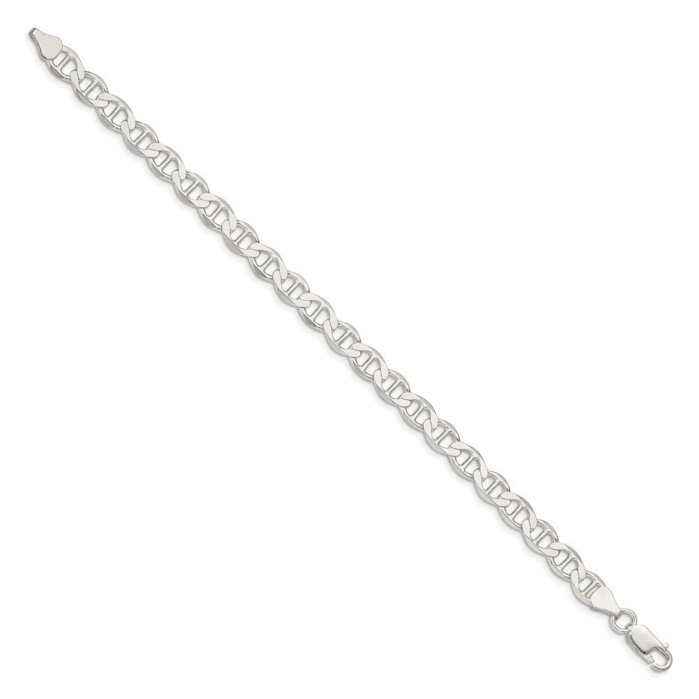 Sterlingsilber 7.1mm Flach Anker Gliederarmband