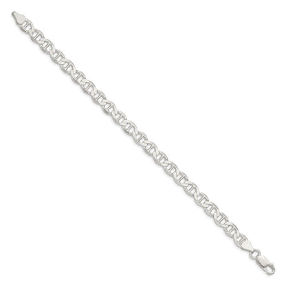 Sterlingsilber 7.1mm Flach Anker Gliederarmband