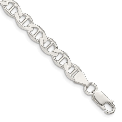 Sterlingsilber 7.1mm Flach Anker Gliederarmband