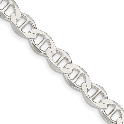Sterlingsilber 7.1mm Flach Anker Halskette