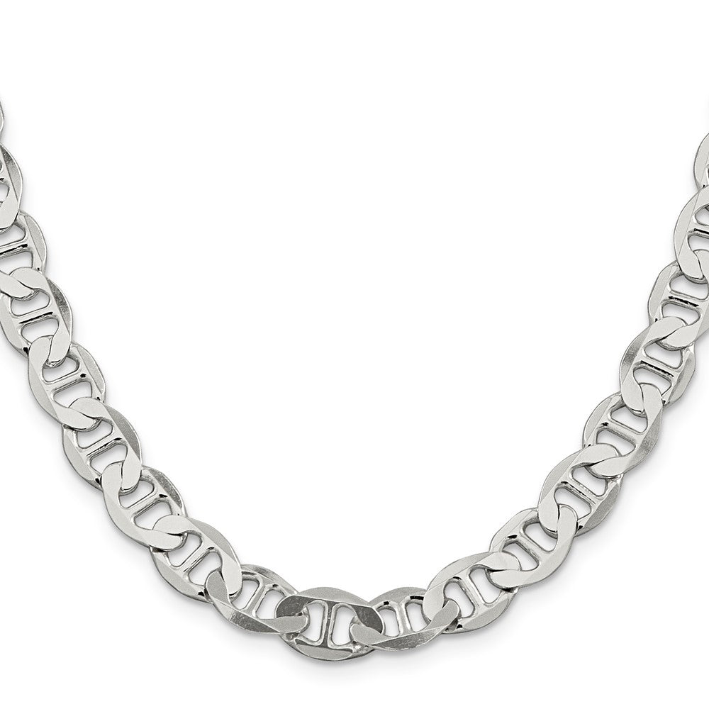 Sterlingsilber 8.9mm Flach Anker Halskette