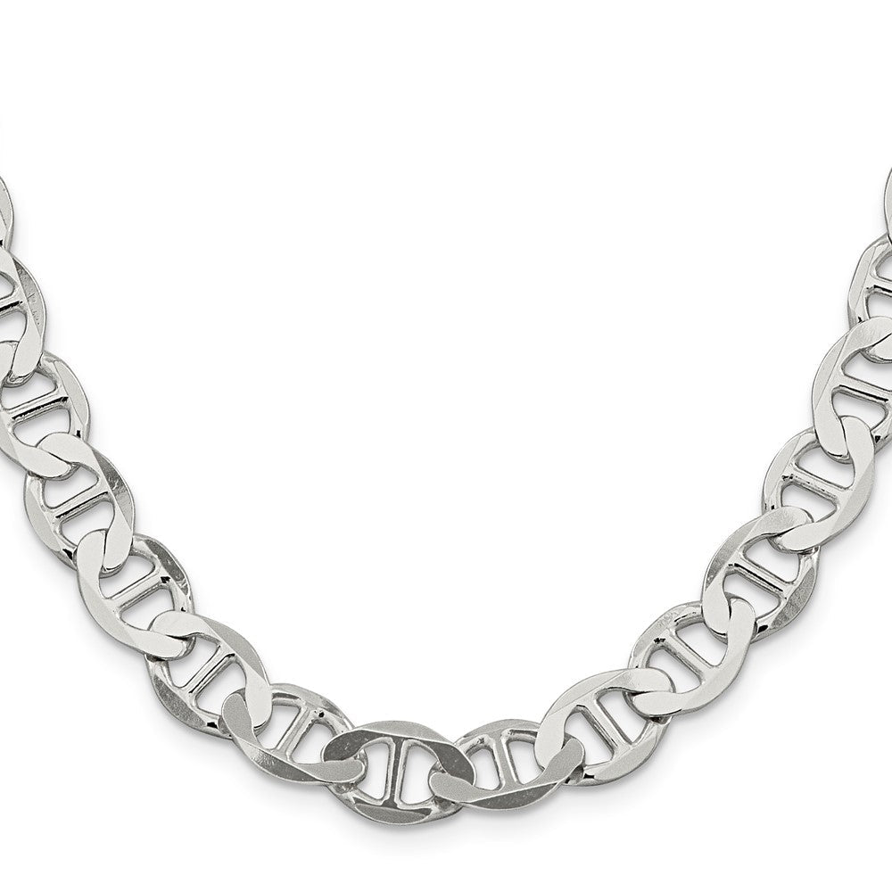 Sterlingsilber 9.95mm Flach Anker Halskette