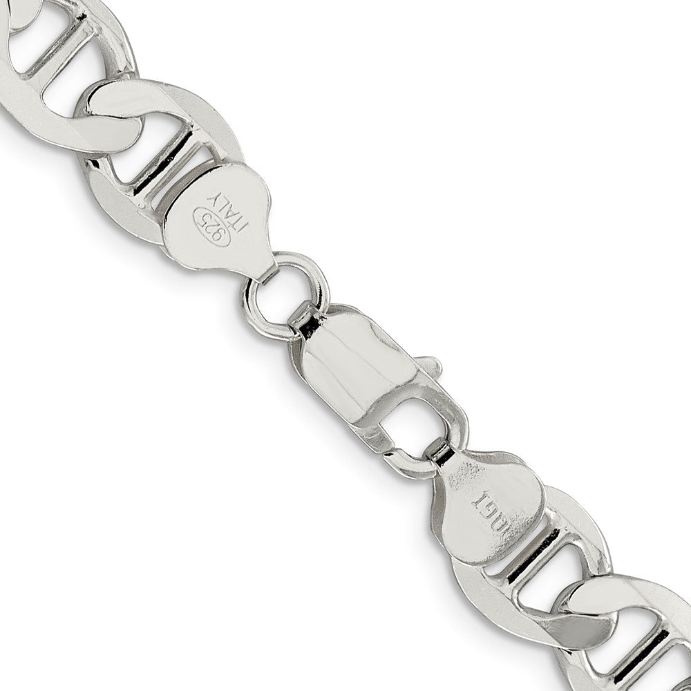 Sterlingsilber 9.95mm Flach Anker Halskette