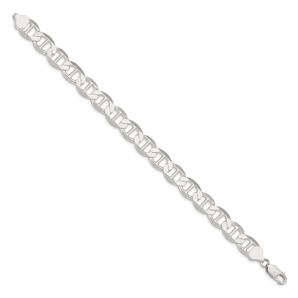 Sterlingsilber 9.95mm Flach Anker Gliederarmband