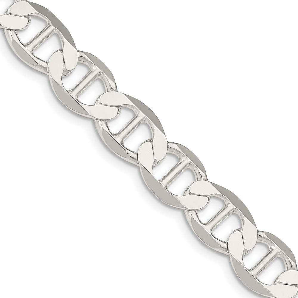 Sterlingsilber 9.95mm Flach Anker Halskette