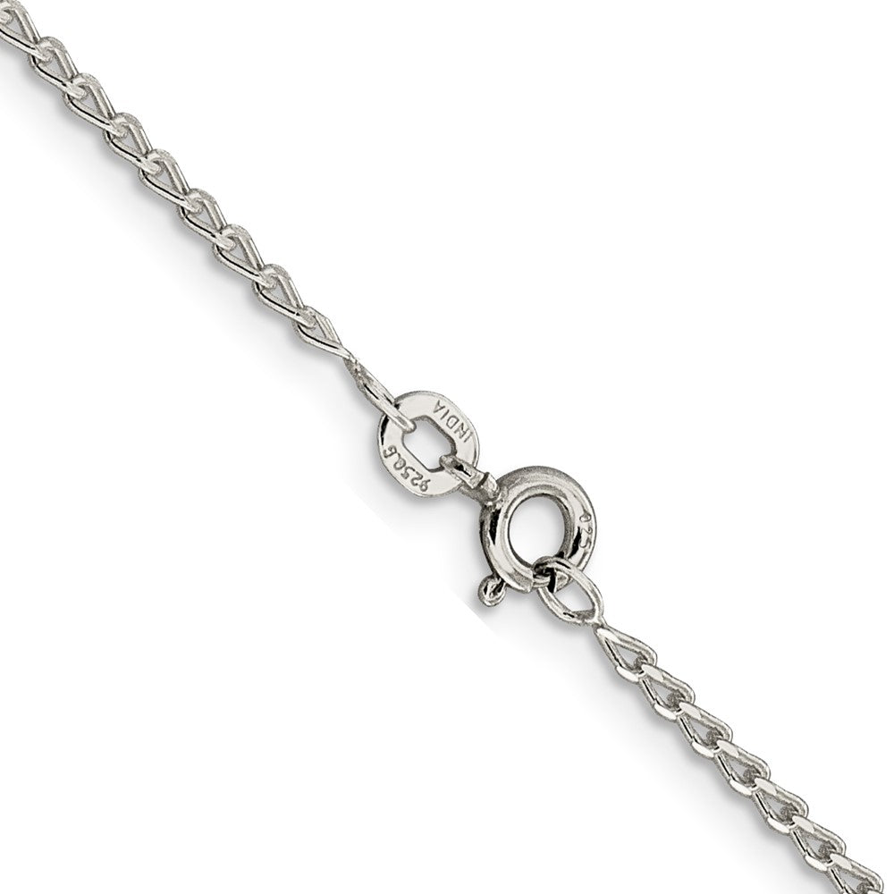 Sterlingsilber 1.5mm Offen Länglich Glieder Halskette