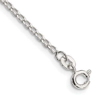 7 Zoll Sterlingsilber 1.5mm Offen Länglich Glieder Gliederarmband