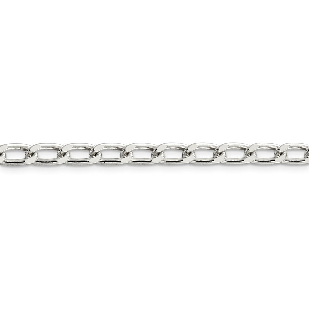 Sterlingsilber 5.1mm Offen Glieder Halskette