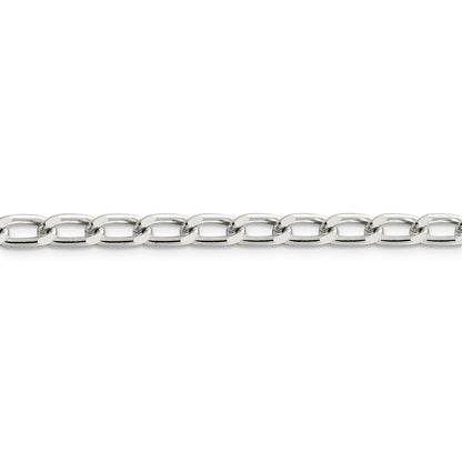 Sterlingsilber 5.1mm Offen Glieder Halskette